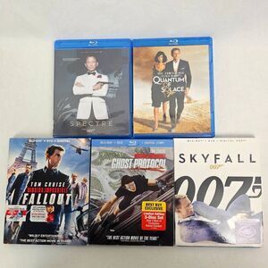 Blu-ray Lot James Bond 007 Mission Impossible 5 Movies